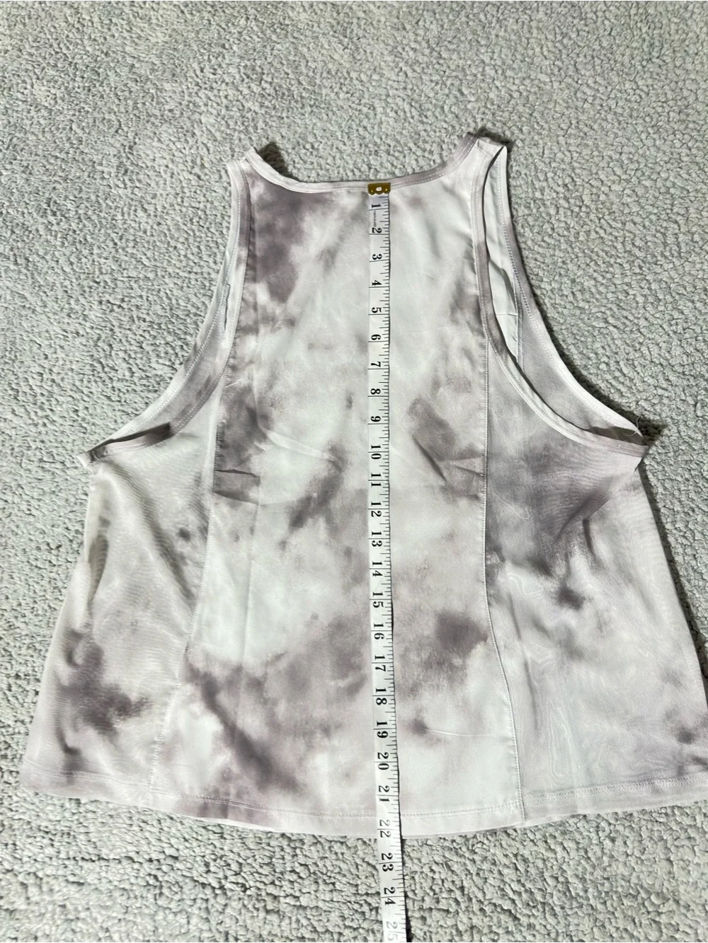 Nike Dri-FIT Tie Dye Cropped Tank Top Small Sleeveless Athletic Women’s Shirt